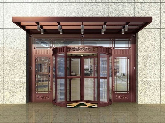 成都旋轉門工程案例2