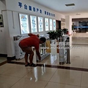 成都工地速通閘安裝案例